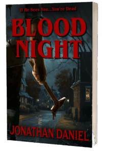 Blood Night book cover - 80s slasher horror novel by Jonathan Daniel